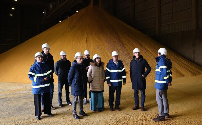 Lorenzana resalta a aposta de Vertex Bioenergy por expandir a súa capacidade produtiva en Galicia